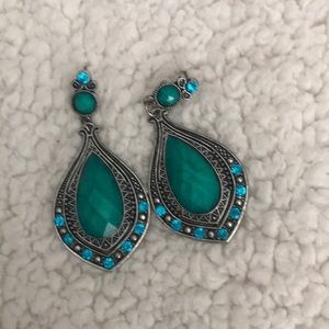 Turquoise dangle earrings
